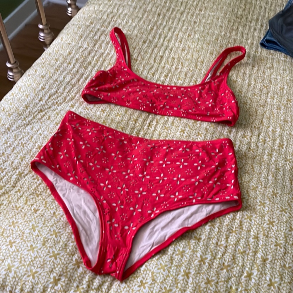 J Crew Factory high waisted bikini